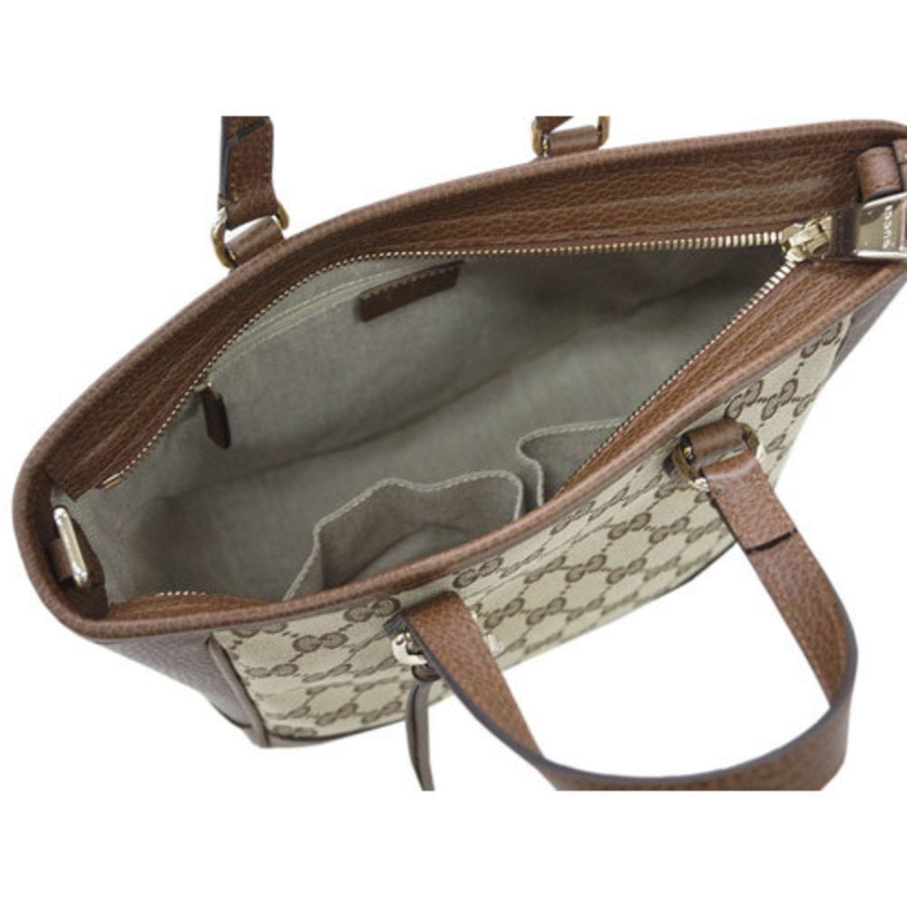 Gucci Bag 2way Handbag Shoulder GG Canvas Beige - Picture 7 of 7